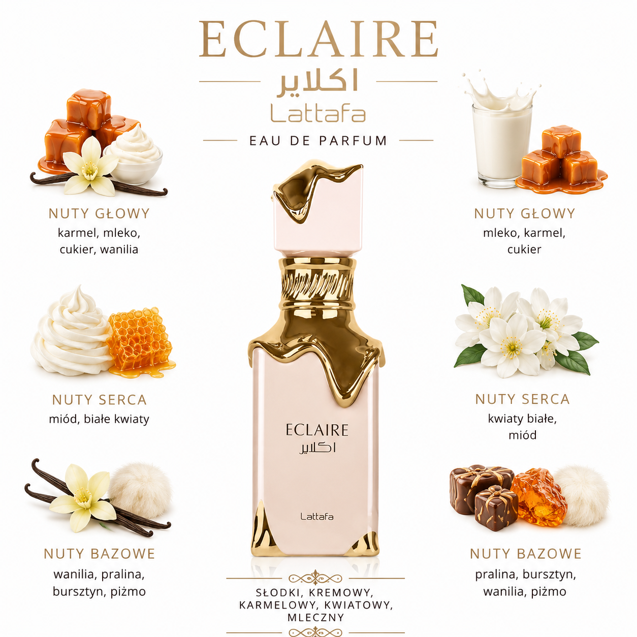 Lattafa Eclaire woda perfumowana odlewka perfum